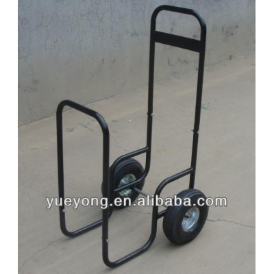 Europe Log cart hand carrying wood,wood trolley for fireplace