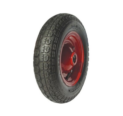 3.50-7 pneumatic rubber wheel/ metal rim wheel/ rubber tire