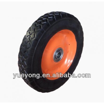 6 inch Solid rubber wheel/lawn mover wheel/metal wheel/