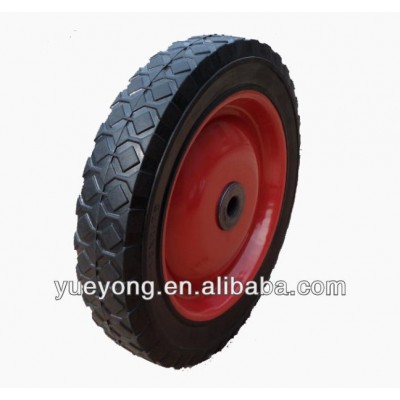 10x1.75 diamonds pattern solid rubber wheel