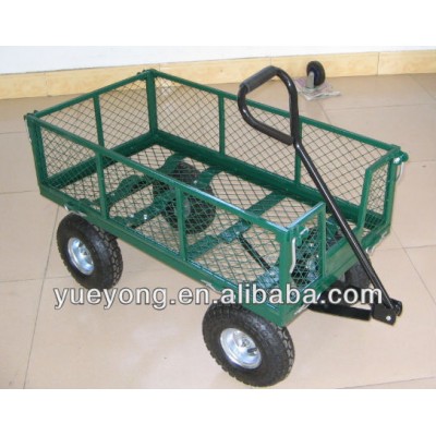 Garden Wire Mesh Garden Wagon Cart