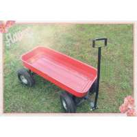 Garden tool trolley,plastic hand cart with four wheels