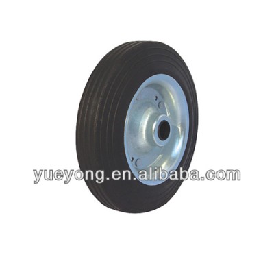 8x1.75 solid rubber wheels/ wheel solid rubber/caster wheel