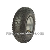 9x3.50-4 pneumatic rubber wheel for trolley/steel rim wheel/ air rubber tire