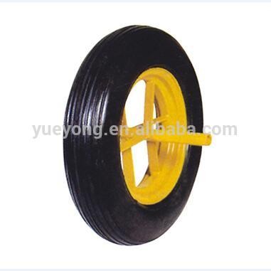 14 inch solid rubber Wheel barrow wheel