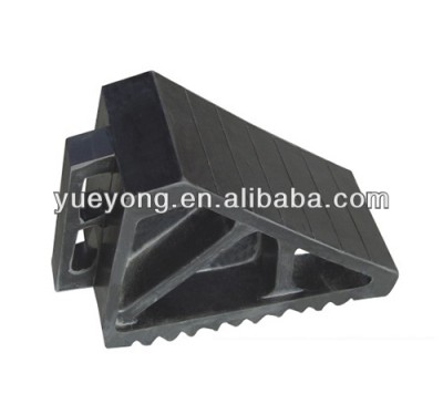 Rubber wheel chock/stopper/wedge